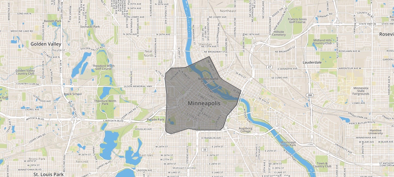 Sweet Chow Bicycle Delivery Map